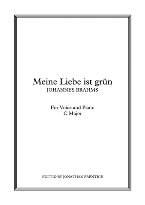 Book cover for Meine Liebe ist grün (C Major)