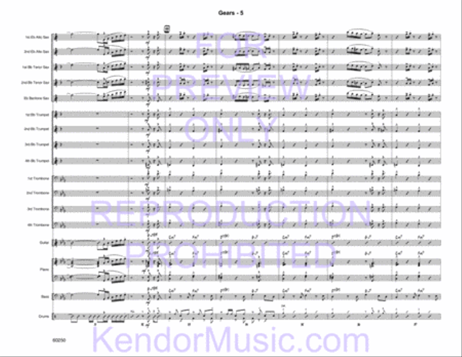 Gears Jazz Ensemble scores gallery preview page 7