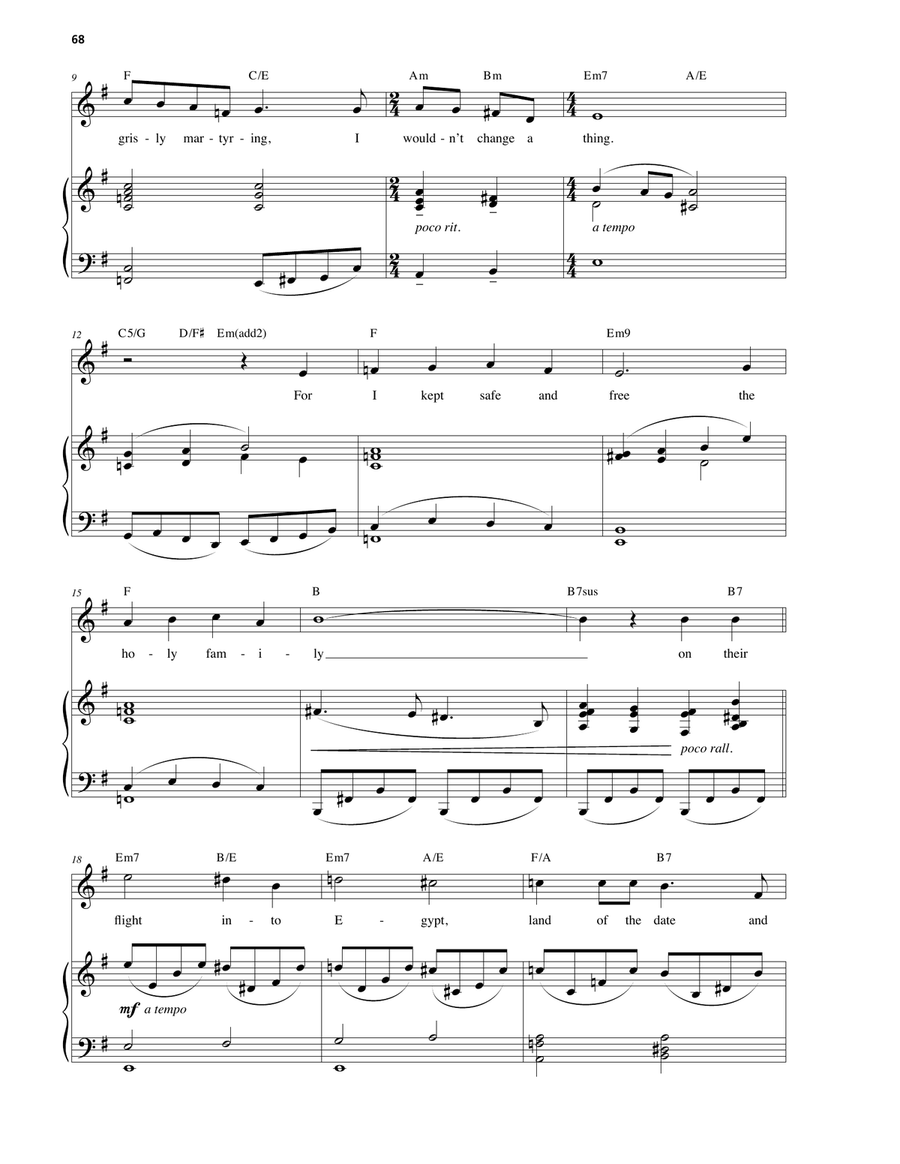 Flight Into Egypt (from The Hunchback Of Notre Dame: A New Musical) Voice Solo scores gallery preview page 2