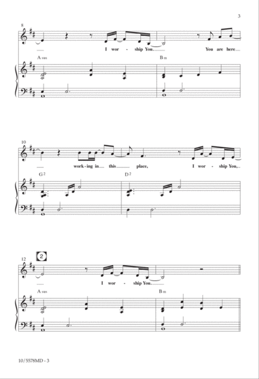 Way Maker 4-Part scores gallery preview page 3