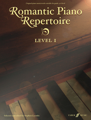 Book cover for Romantic Piano Repertoire, Level 1