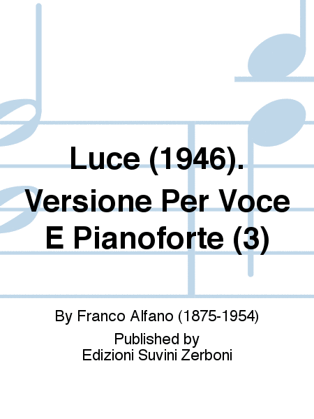 Luce (1946). Versione Per Voce E Pianoforte (3)