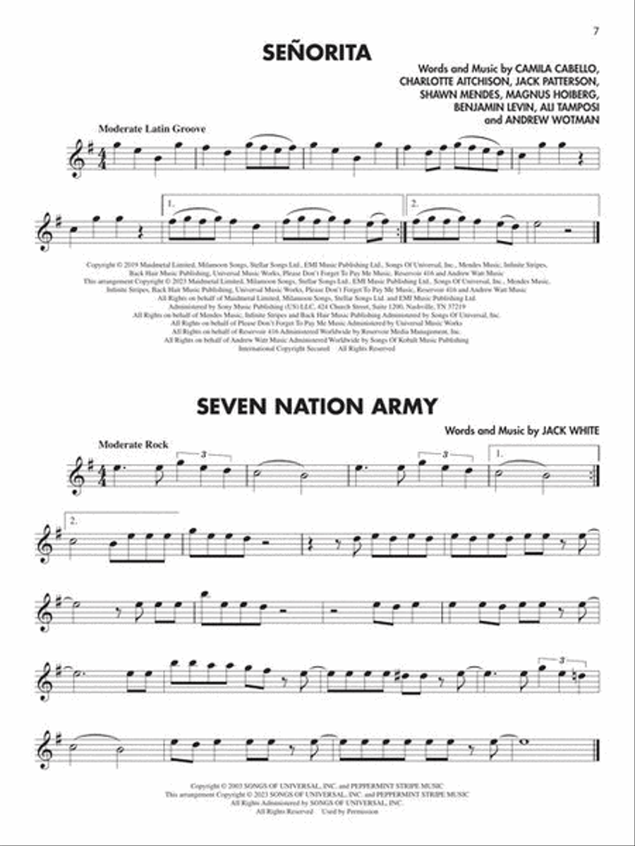 Essential Elements Pop Songs for Baritone Saxophone Concert Band Methods scores gallery preview page 4