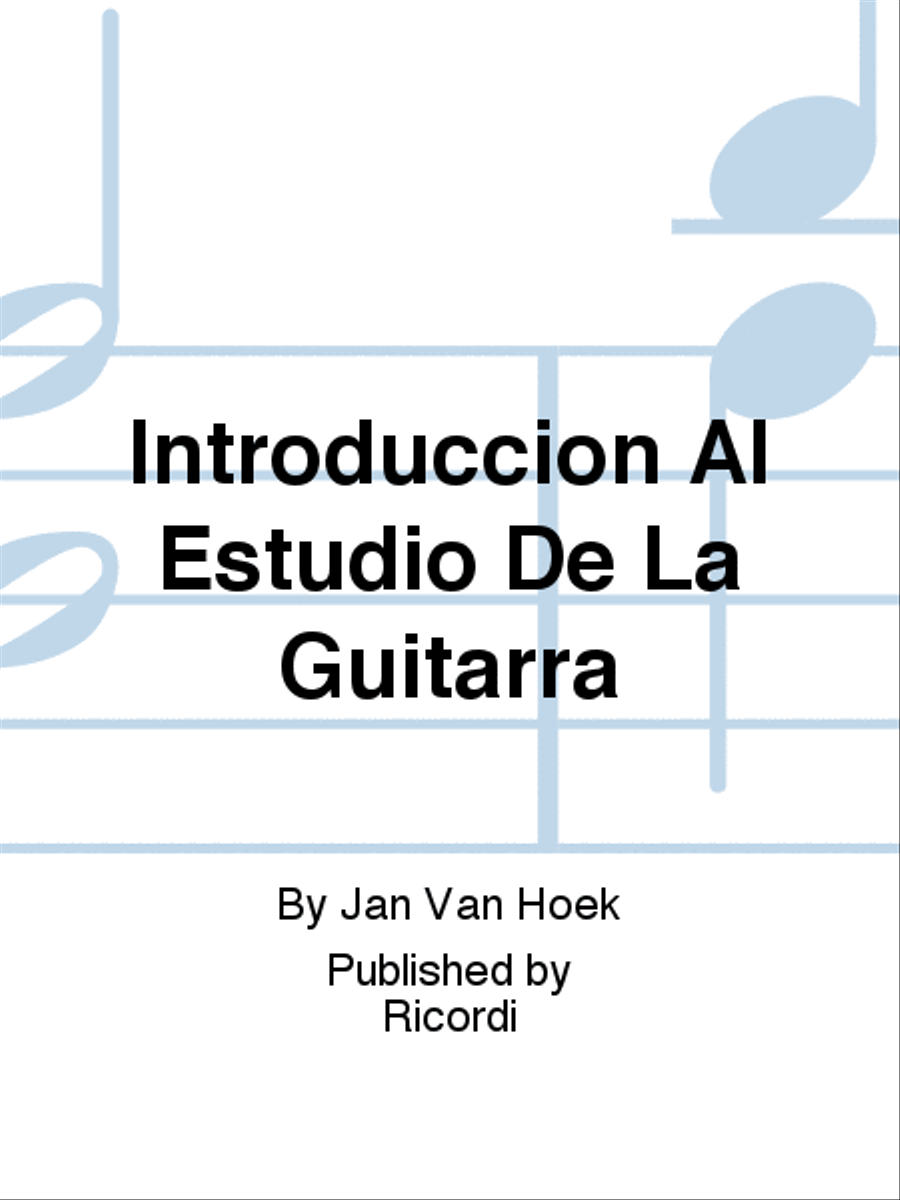 Introduccion Al Estudio De La Guitarra Guitar scores gallery preview page 1