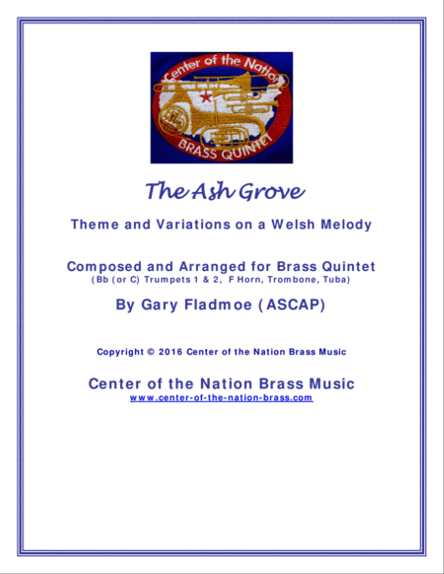 The Ash Grove Brass Ensemble scores gallery preview page 1