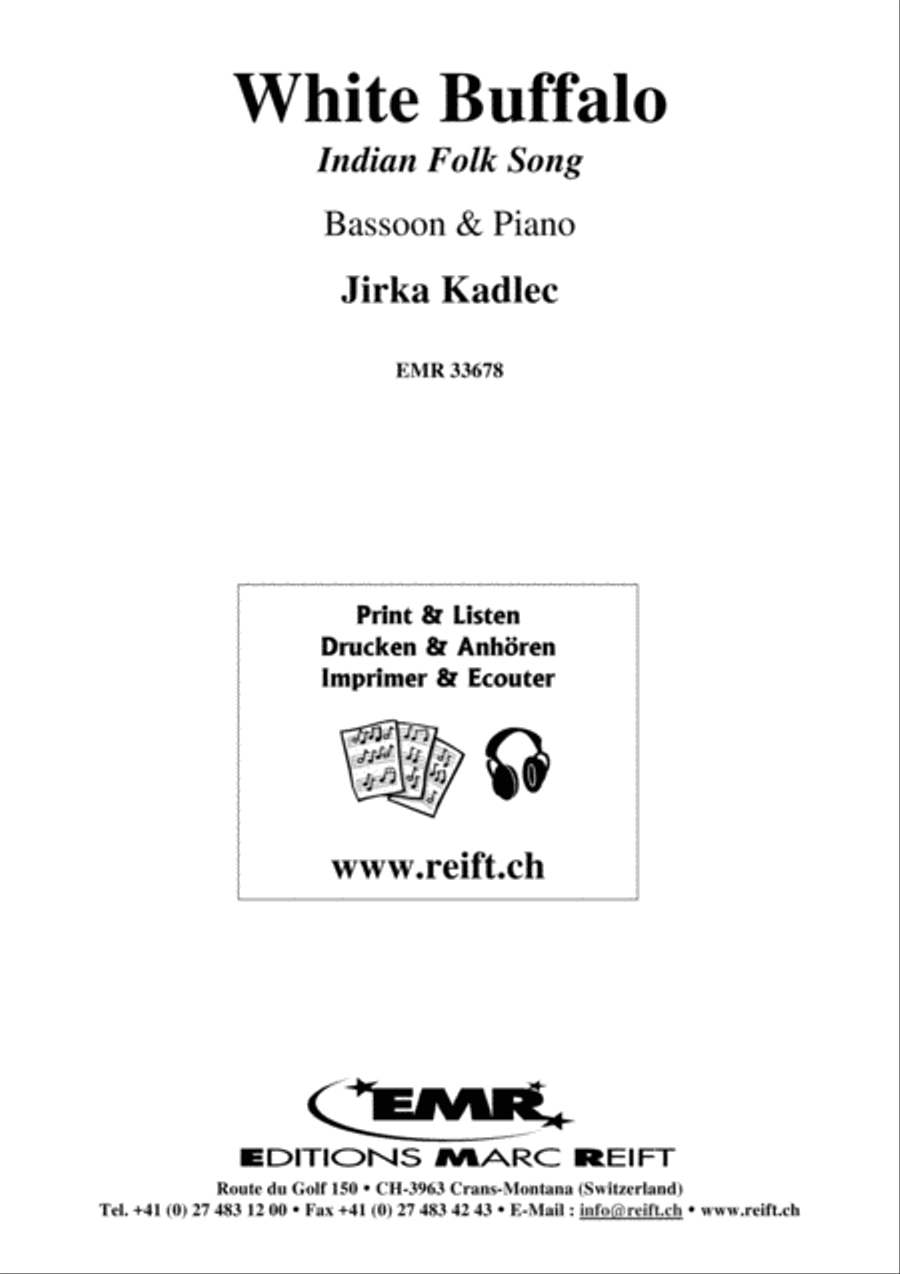 White Buffalo White Buffalo Bassoon Solo scores gallery preview page 1