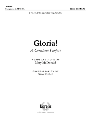 Gloria! - Brass and Percussion Score and Parts