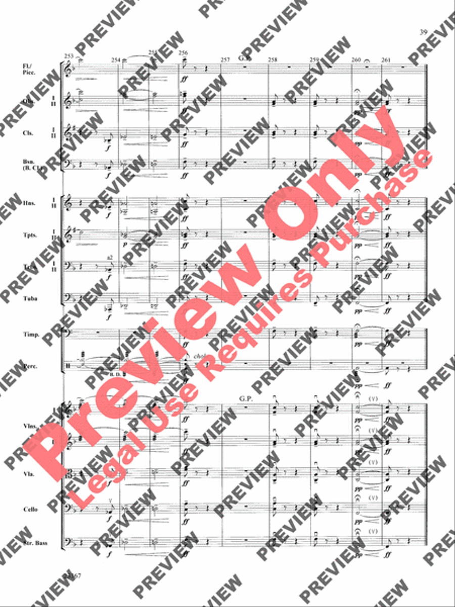 Overture to the Wasps Full Orchestra scores gallery preview page 39