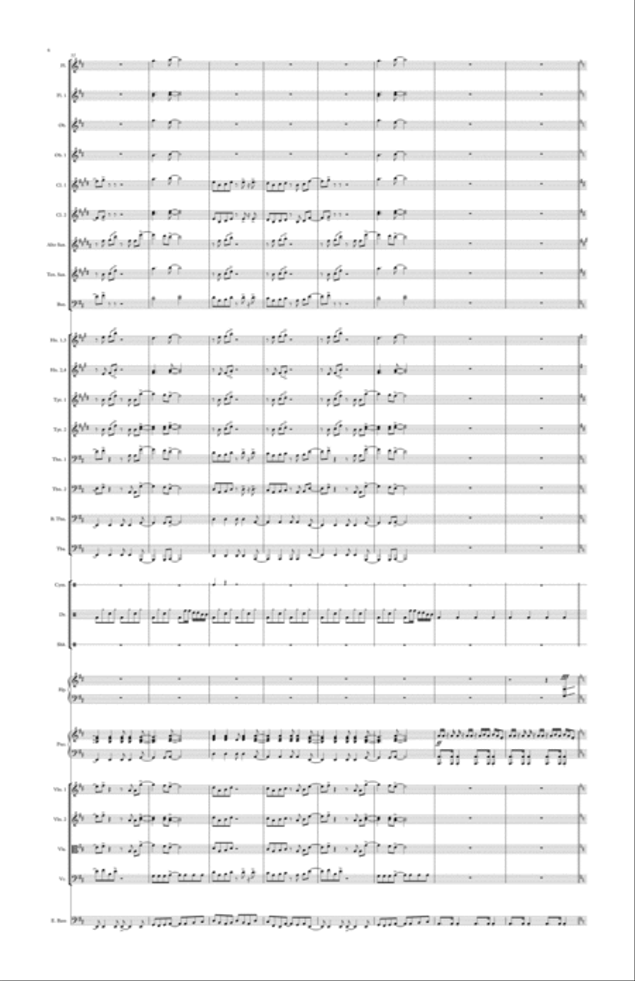 Come On Eileen Full Orchestra scores gallery preview page 6