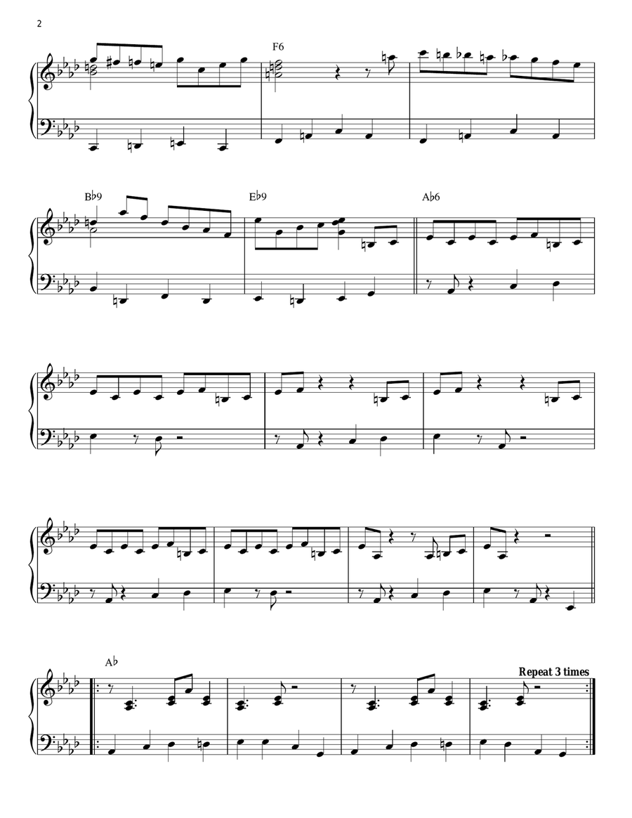 Seven Come Eleven Seven Come Eleven Piano Solo scores gallery preview page 2