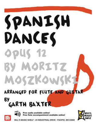 Book cover for Spanish Dances, Opus 12