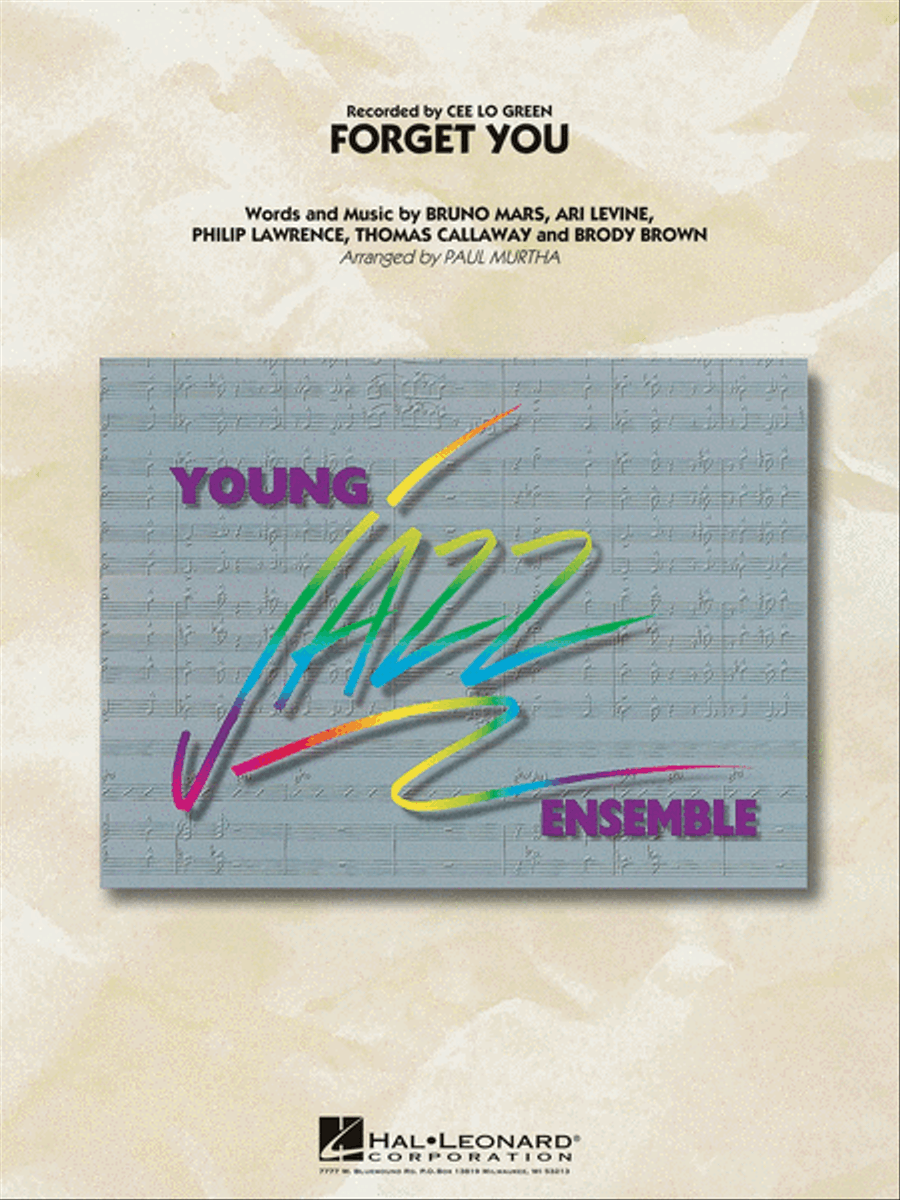 Forget You Jazz Ensemble scores gallery preview page 1