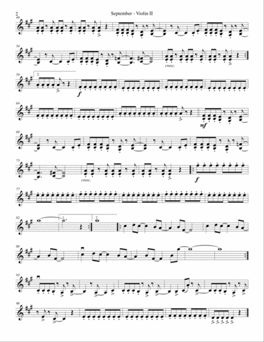 September String Quartet scores gallery preview page 4