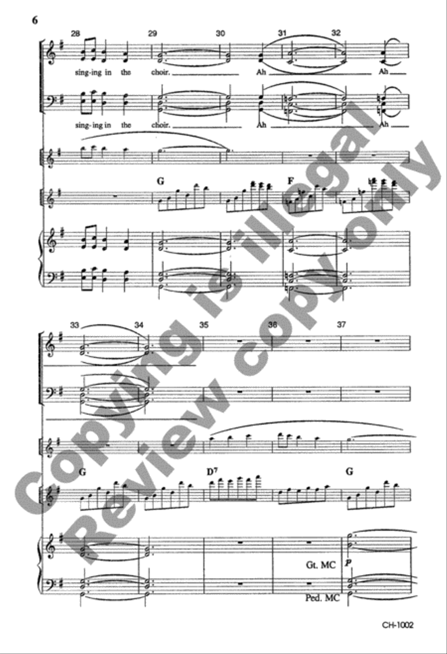 The Holly and the Ivy 4-Part scores gallery preview page 6