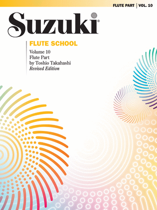 Book cover for Suzuki Flute School, Volume 10