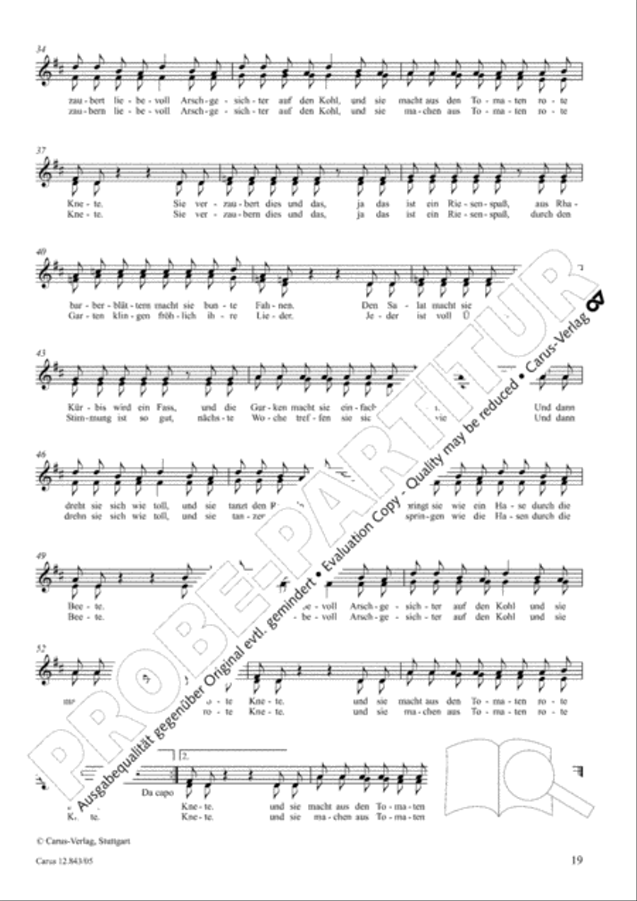 Gruselsongs, Band 1 Gruselsongs, Band 1 Choir scores gallery preview page 20