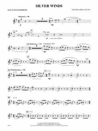 Silver Winds: E-flat Alto Saxophone