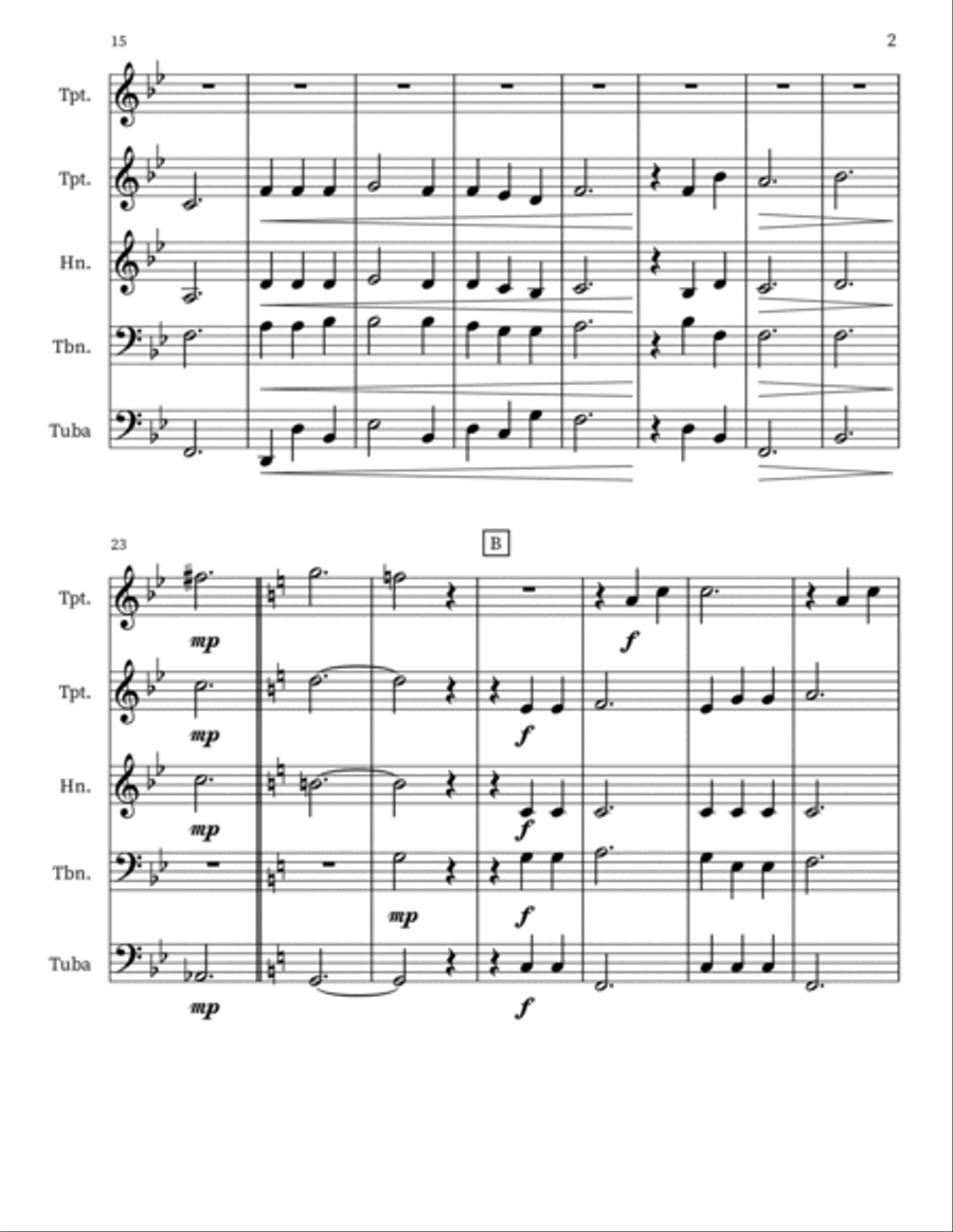 His Resurrection His Resurrection Small Ensemble scores gallery preview page 2
