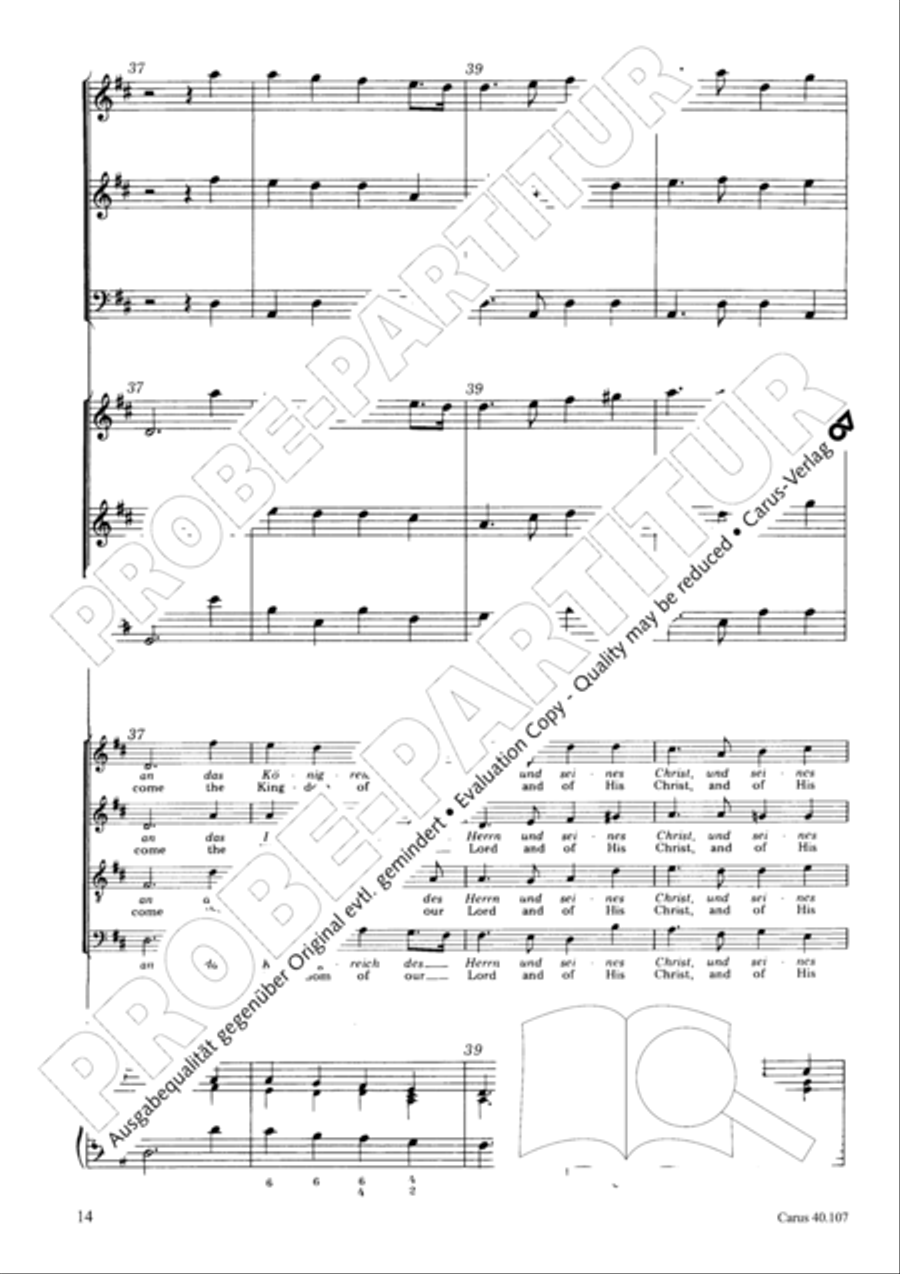Halleluja (Jesus erschliesst uns die Schrift) 4-Part scores gallery preview page 15