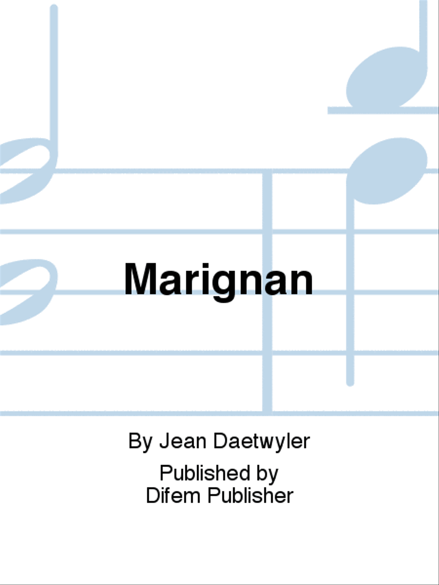 Marignan Concert Band scores gallery preview page 1