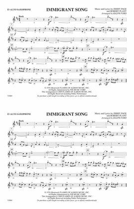 Immigrant Song: E-flat Alto Saxophone