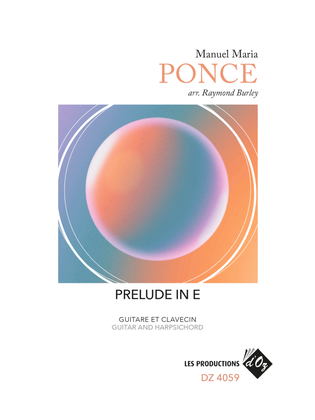 Book cover for Prelude in E