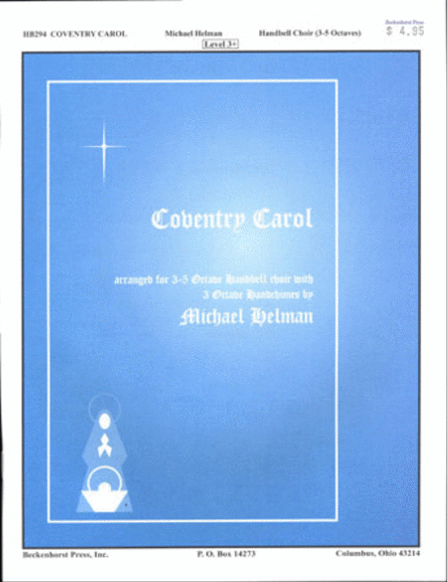 Coventry Carol - Helman 5-Octaves scores gallery preview page 1