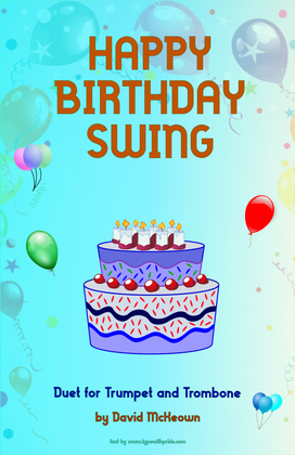 Happy Birthday Swing, for Trumpet and Trombone Duet
