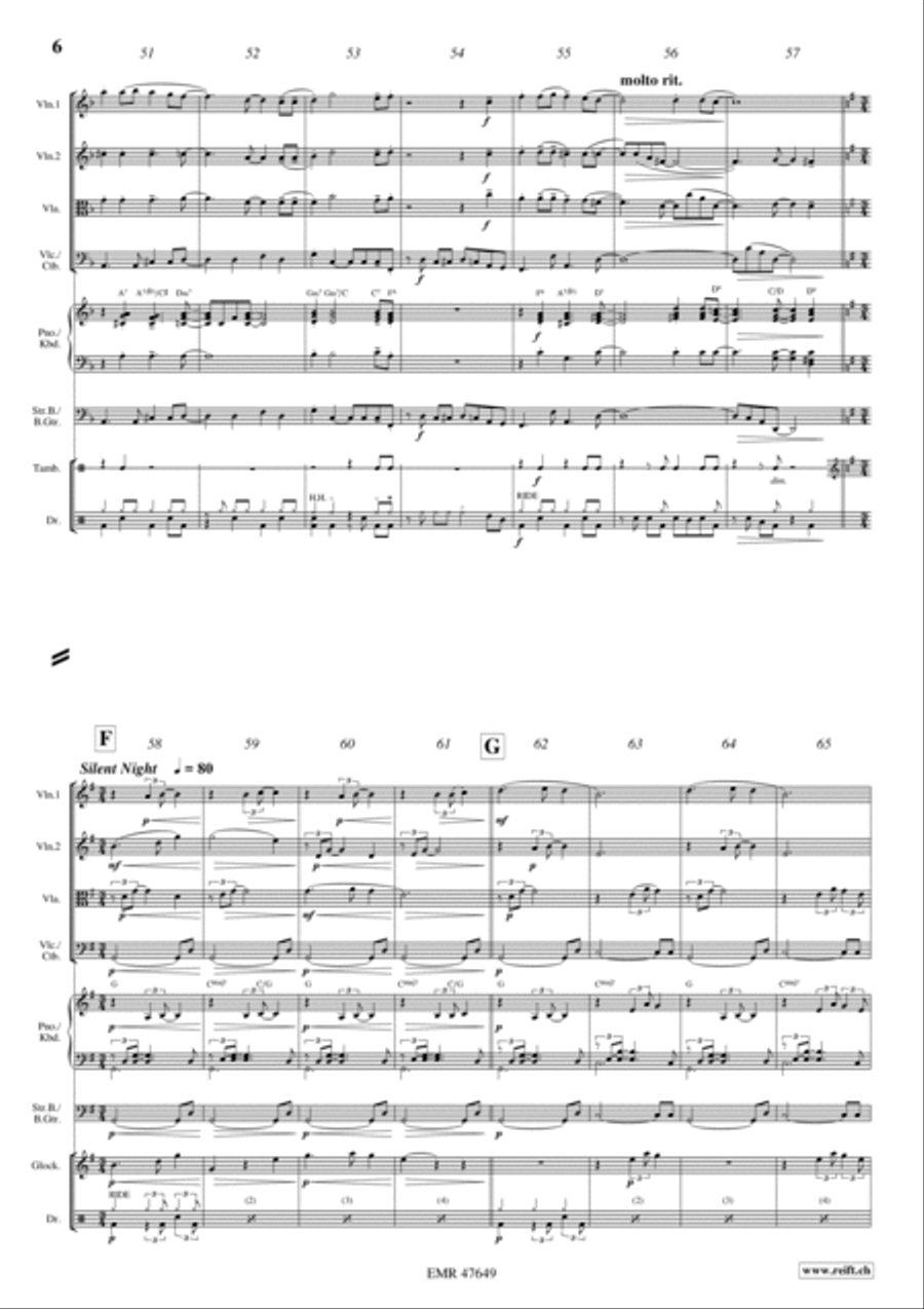 Christmas Medley Cello scores gallery preview page 5