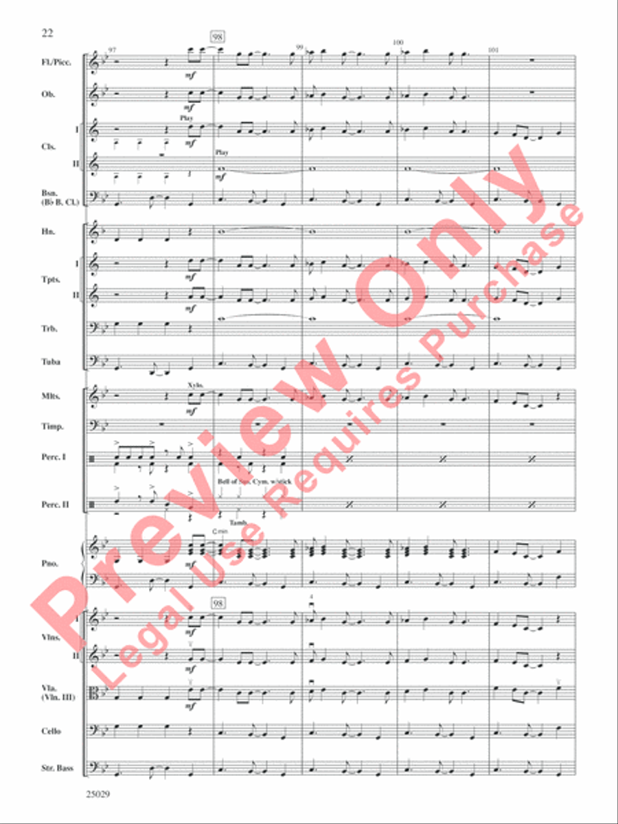 Charlie and the Chocolate Factory, Selections from the Original Movie Soundtrack Full Orchestra scores gallery preview page 23