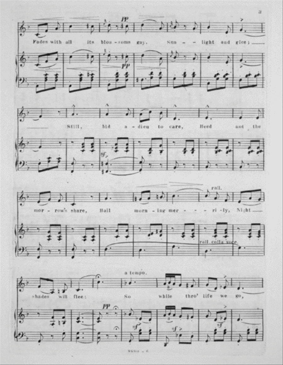 Joyous Life. Canzone Voice scores gallery preview page 3