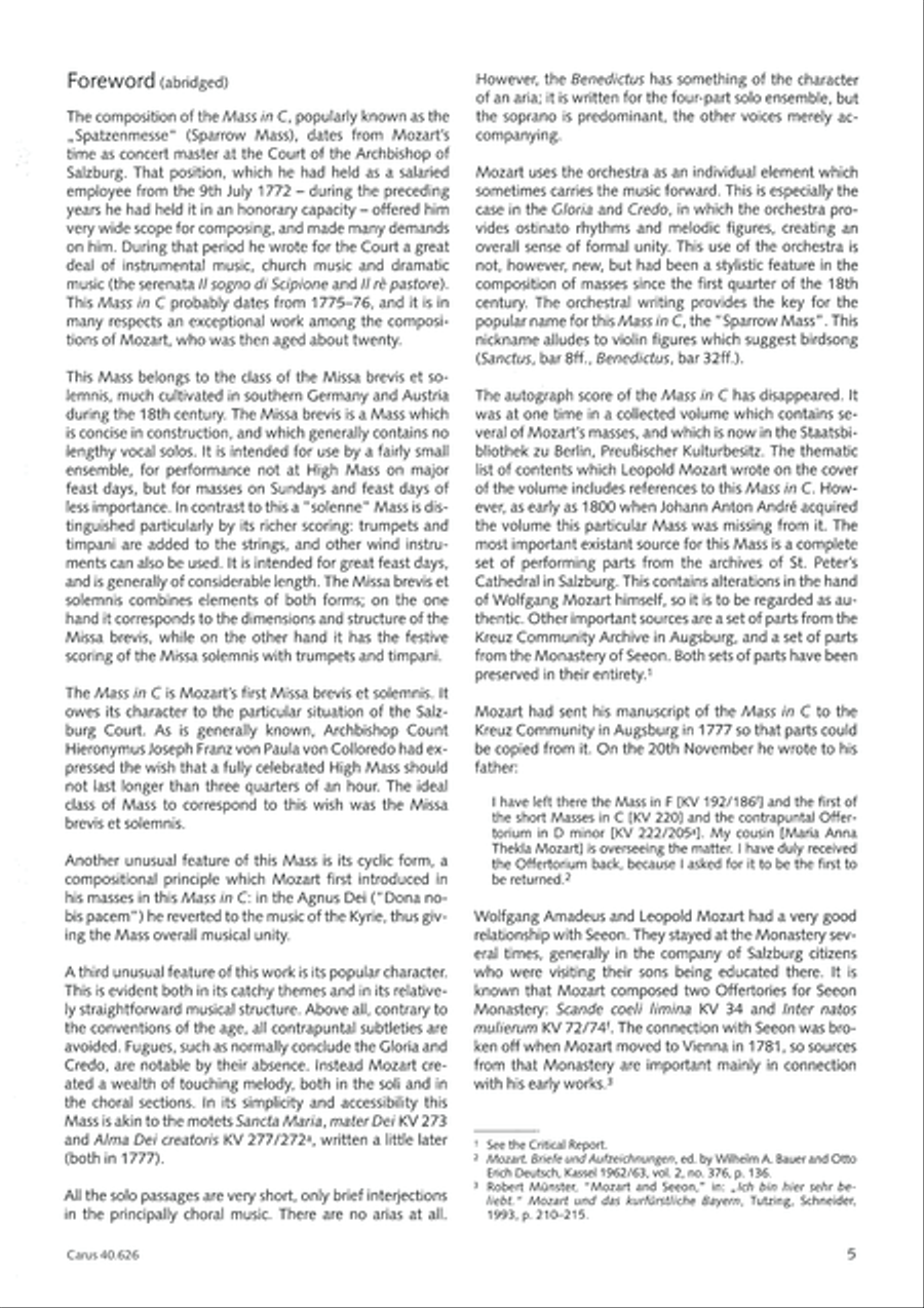 Mass in C Major Mass in C Major 4-Part scores gallery preview page 6