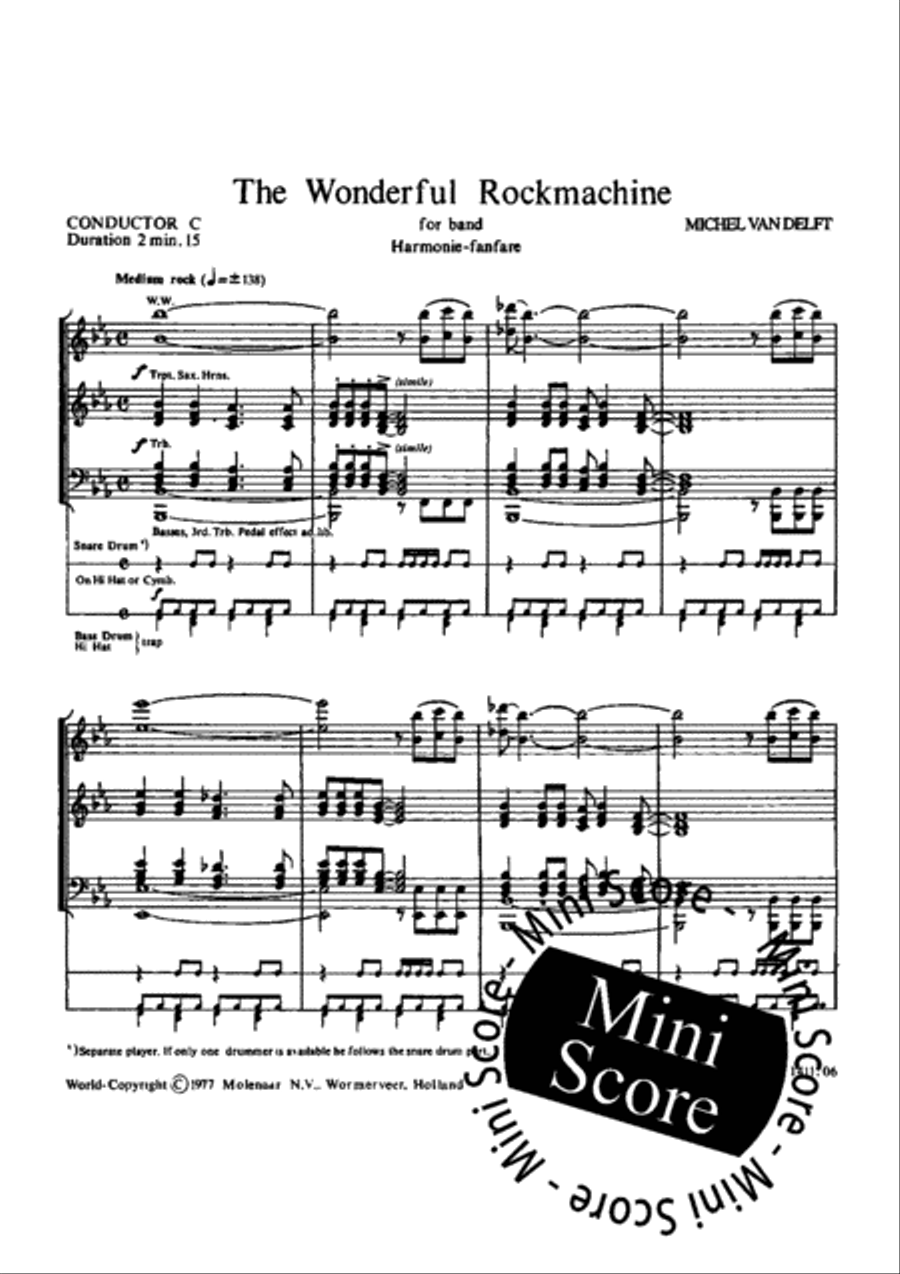 The Wonderful Rockmachine Fanfare Band scores gallery preview page 5