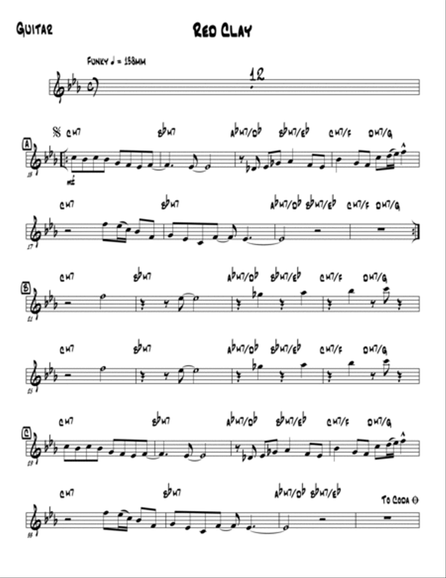 Red Clay Jazz Ensemble scores gallery preview page 4