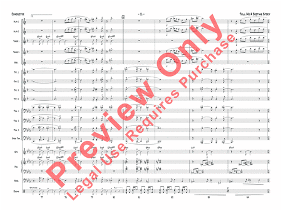 Tell Me a Bedtime Story Tell Me a Bedtime Story Jazz Ensemble scores gallery preview page 12
