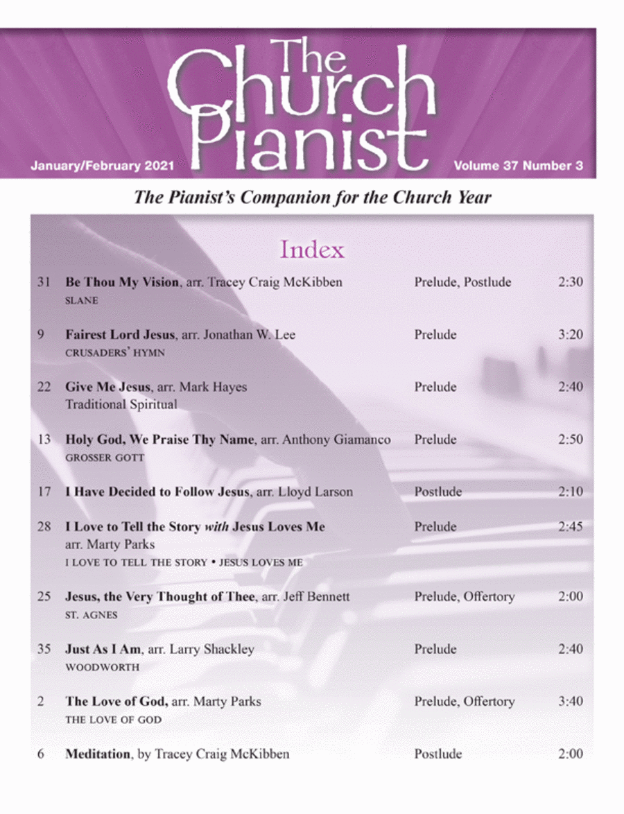 The Church Pianist Jan/Feb 2021 - Magazine Issue