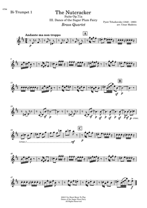 Dance of the Sugar Plum Fairy - Brass Quartet (Individual Parts)