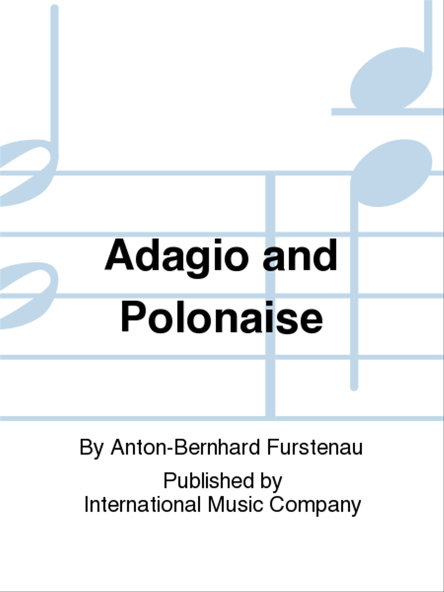 Adagio And Polonaise Flute Solo scores gallery preview page 1