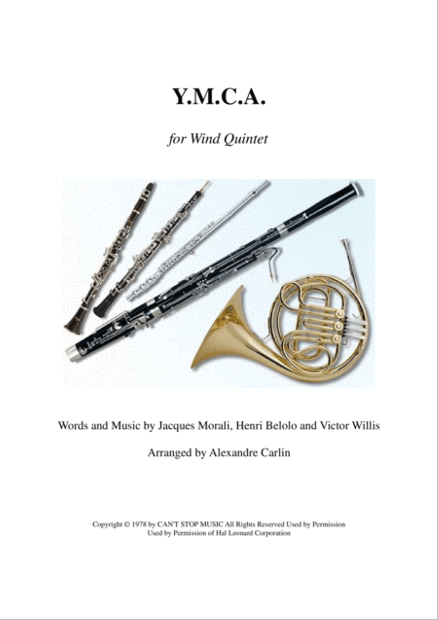 Y.M.C.A. Woodwind Quintet scores gallery preview page 1