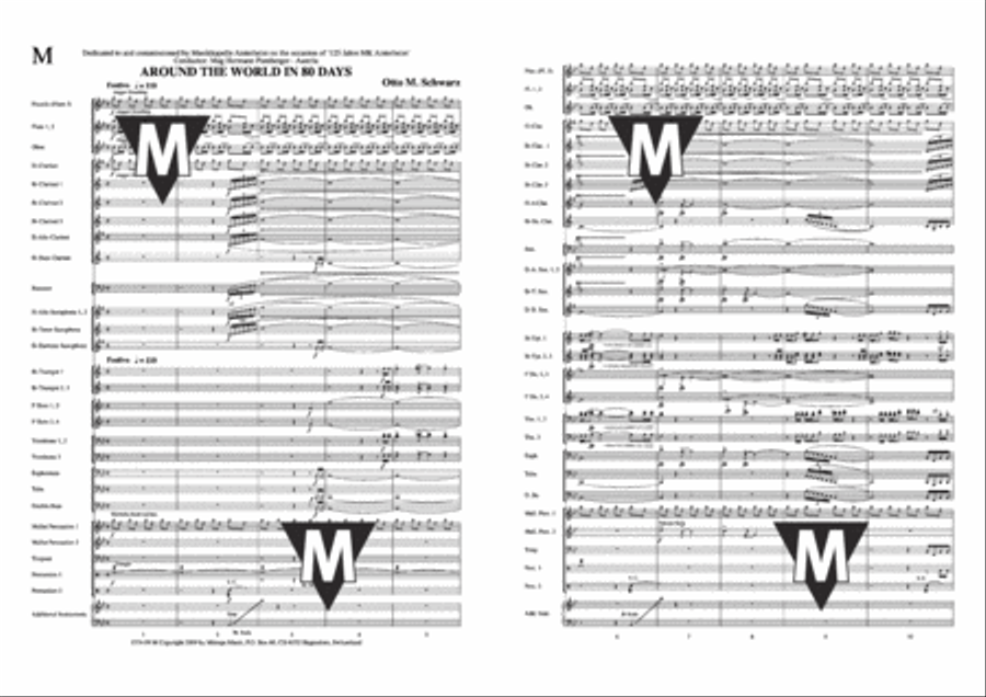 Around the World in 80 Days Concert Band scores gallery preview page 2