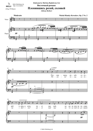 Plenivshis' rozoj, solovej, Op. 2 No. 2 (E minor)
