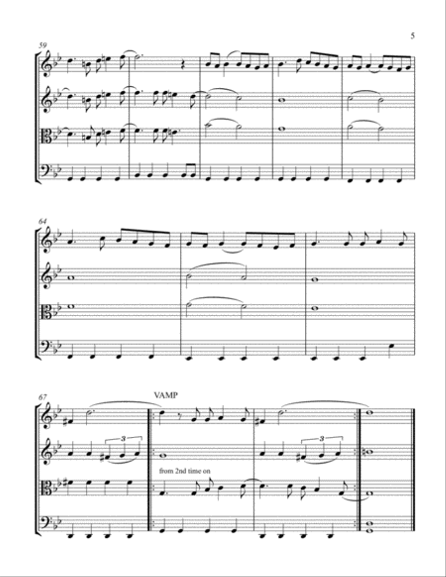 Happy Together String Quartet scores gallery preview page 5