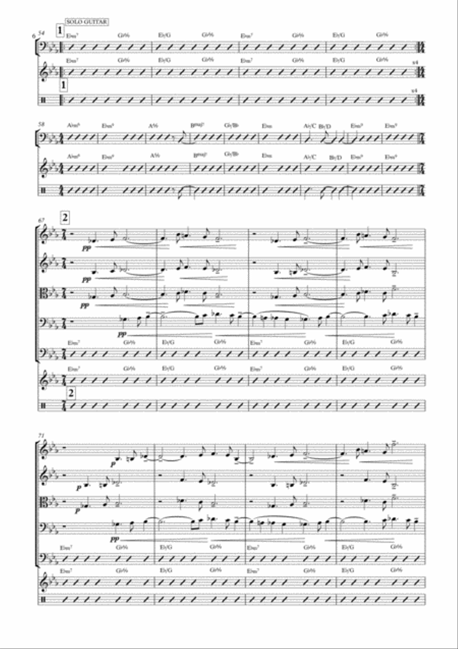 A Strings Affair Concert Band scores gallery preview page 6