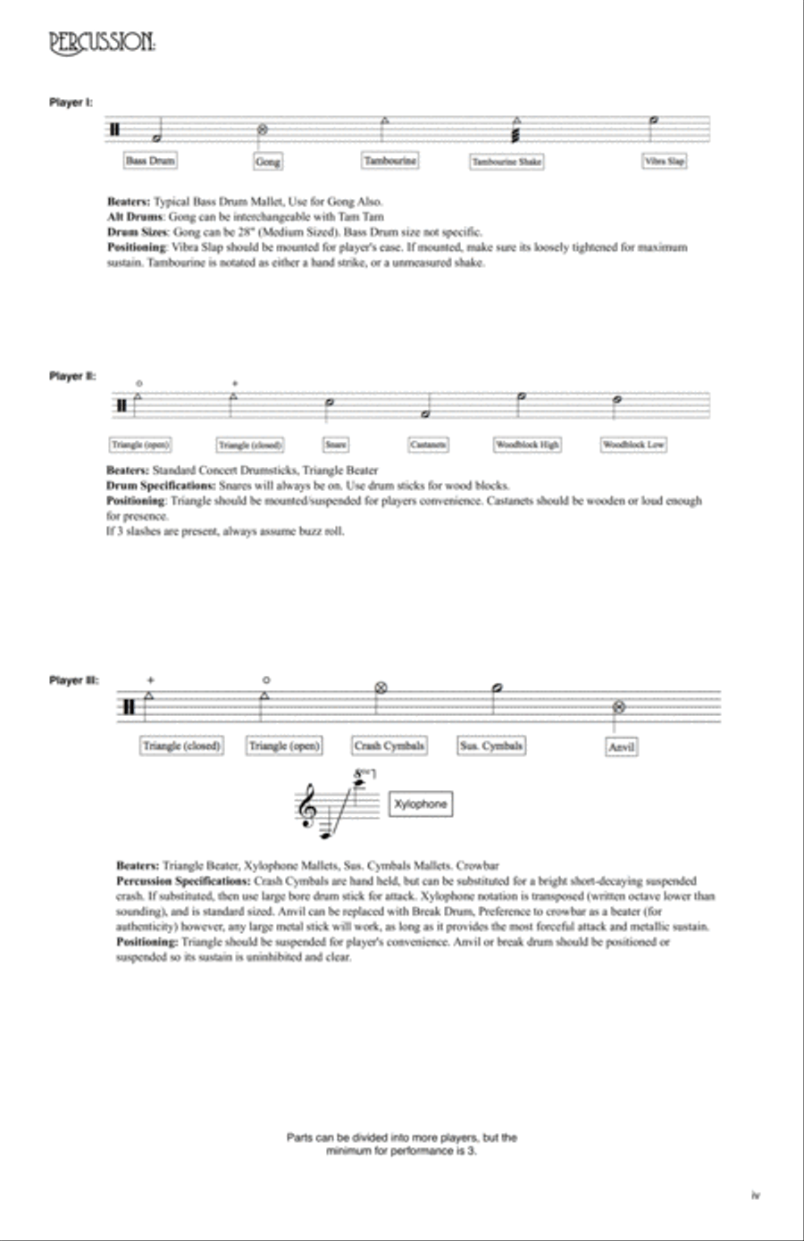 The Man Who Laughs Percussion Ensemble scores gallery preview page 5