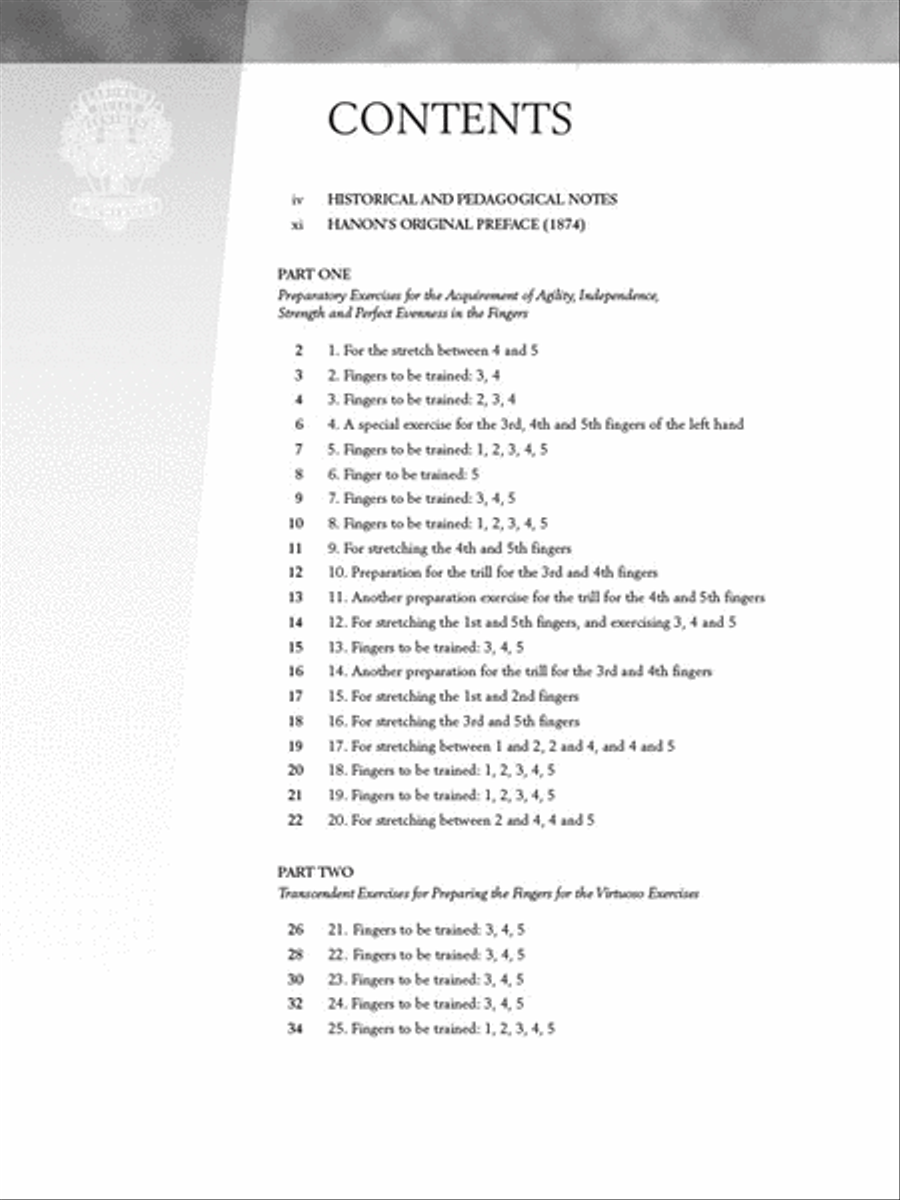 Hanon: The Virtuoso Pianist Complete – New Edition Piano Method scores gallery preview page 2