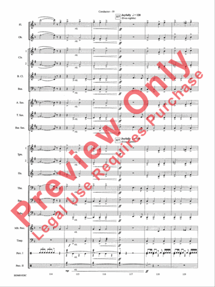 Christmas Around the World Concert Band scores gallery preview page 22