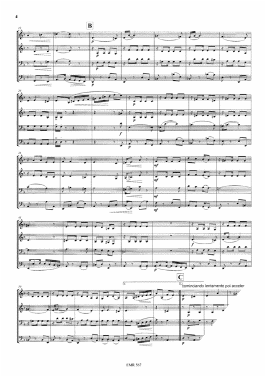 Fantaisie uber ein Csardas Concert Band scores gallery preview page 5