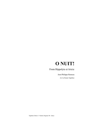 Book cover for RAMEAU - La Nuit - for String Quartet - With Parts