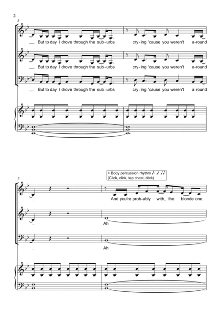 Drivers License Drivers License 3-Part scores gallery preview page 2