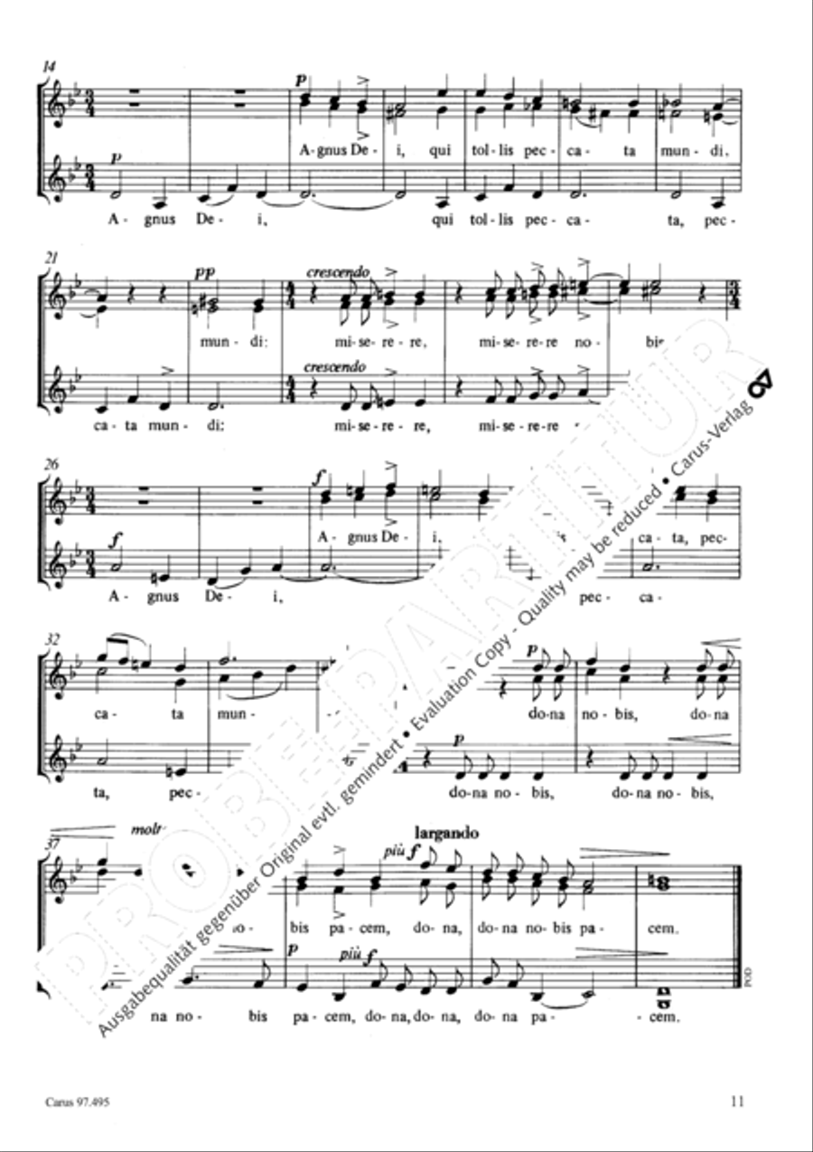 Missa Verna tempore paschali SSA scores gallery preview page 12
